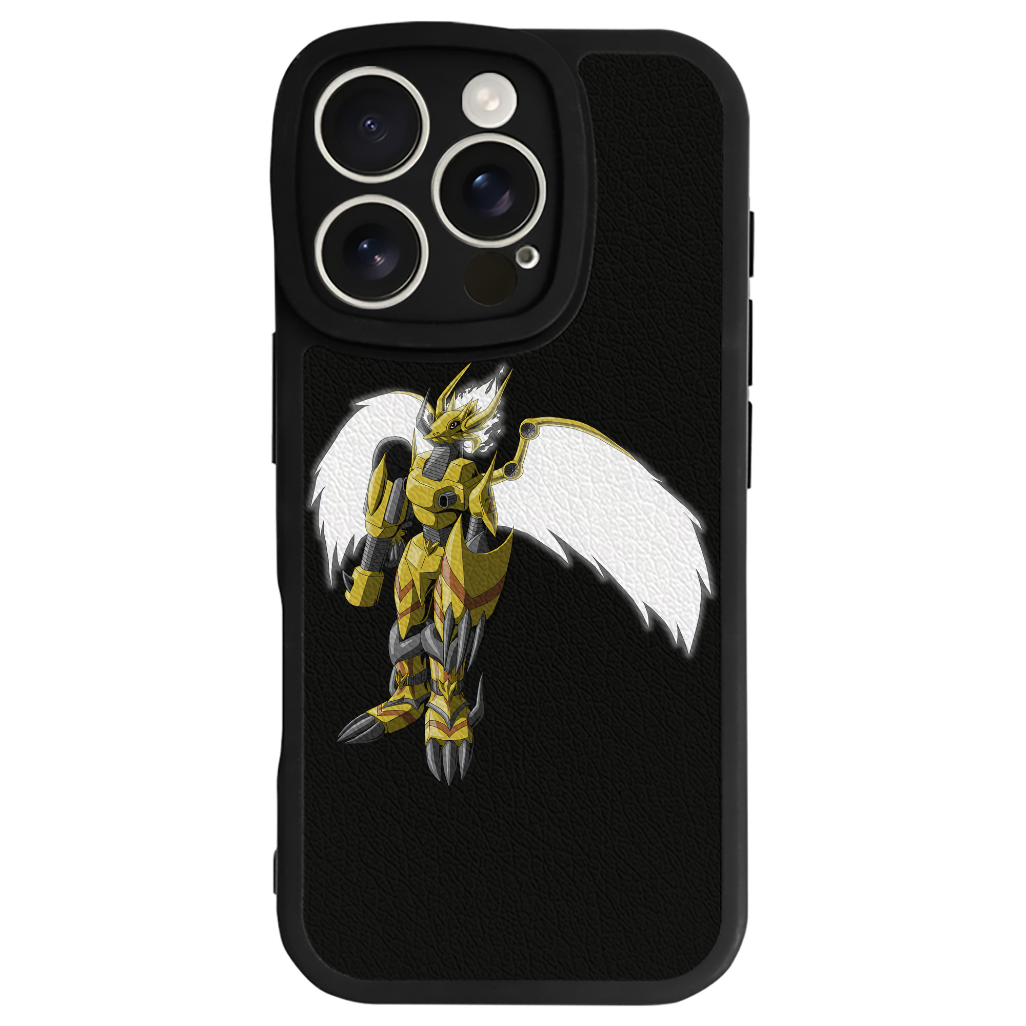 （画像用） Digimon デジタルモンスター/デジモン 【iPhone 16シリーズ対応】シリコンスマホケース（レザー調） 材質：シリコン